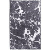 Badteppich Marmor Grau-Weiß 90 x 60 cm Ridder Grau von Ridder