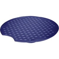 Duscheinlage Tecno ca. Ø 55 cm, ultramarinblau, 100% TPE von Ridder