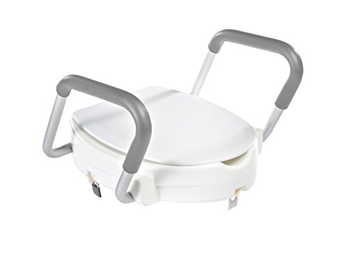RIDDER Assistent A0072001 Toilettensitzerhöhung, WC-Sitzerhöhung mit Griffen, ca. 10 cm, weiß von RIDDER Assistent