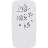 Badewanneneinlage Neptun ca. 38x72 cm, grau, 100% TPE von Ridder
