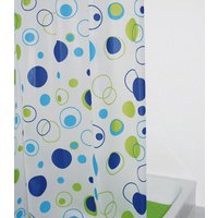 Duschvorhang Folie Kreise ca. 180x200 cm, multicolor, 100% PEVA von Ridder