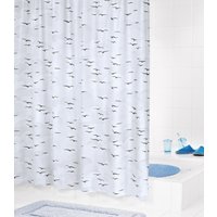 Duschvorhang Folie Sylt ca. 180x200 cm, beige, inkl. Ringe, 100% PEVA Duschvorhang Folie Sylt ca. 180x200 cm, beige, inkl. Ringe, 100% PEVA von Ridder