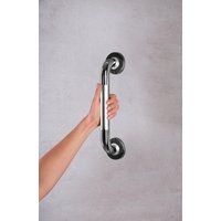 Haltegriff Sam S, chromfarben glänzend, mit rutschhemmender Grifffläche, von Ridder
