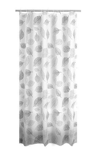 RIDDER 303207-00 Duschvorhang Folie ca. 180x200 cm, Fallin grau von RIDDER