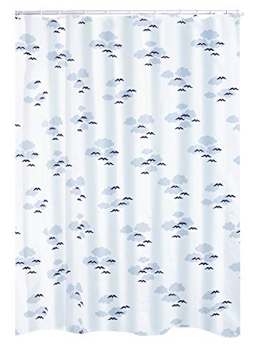 RIDDER Duschvorhang Textil ca. 120x200 cm, Helgoland, blau, inkl. Ringe | Waschbar | ÖkoTex RIDDER Duschvorhang Textil ca. 120x200 cm, Helgoland, blau, inkl. Ringe | Waschbar | ÖkoTex von RIDDER