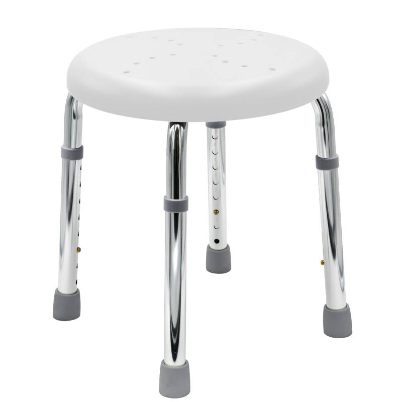 Ridder Bad-Hocker 'Go' höhenverstellbar weiß 39,5 x 37 x 34,4 - 52,2 cm von Ridder