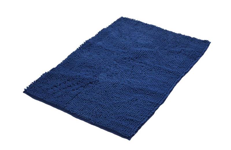 Ridder Badematte Soft dunkelblau, Höhe 2 mm, 100% Polyester-Microfaser von Ridder