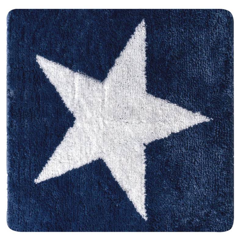 Ridder Badematte Star blau, Höhe 1.8 mm, 100% Polyester-Microfaser Ridder Badematte Star blau, Höhe 1.8 mm, 100% Polyester-Microfaser von Ridder