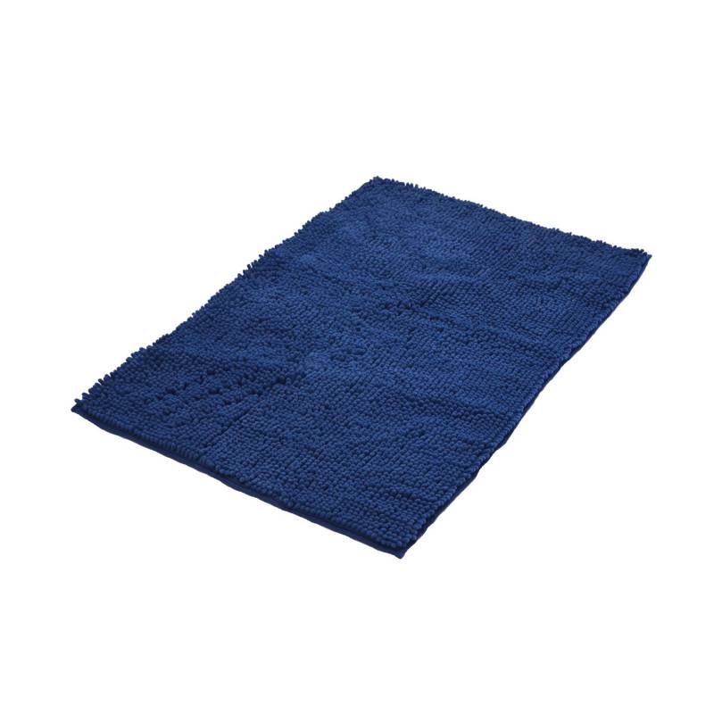 Ridder Badezimmerteppich 'Soft' dunkelblau 85 x 55 cm von Ridder