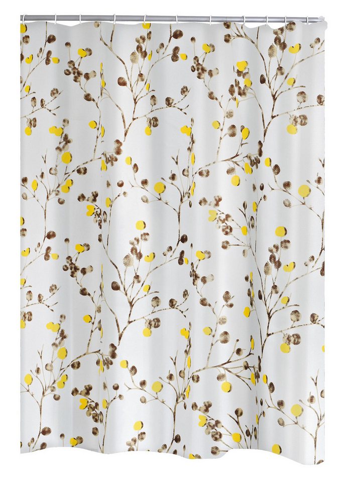 Ridder Duschvorhang Berry braun Breite 180 cm von Ridder