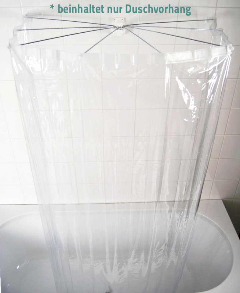 Ridder Duschvorhang Brillant transparent Breite 210 cm von Ridder
