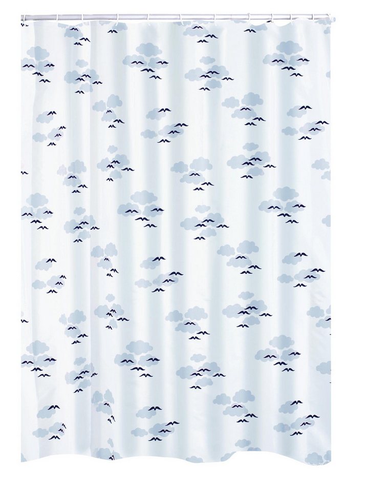 Ridder Duschvorhang Helgoland blau Breite 120 cm von Ridder