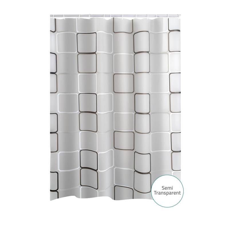 Ridder Duschvorhang 'Modern Retro' grau 240 x 180 cm von Ridder