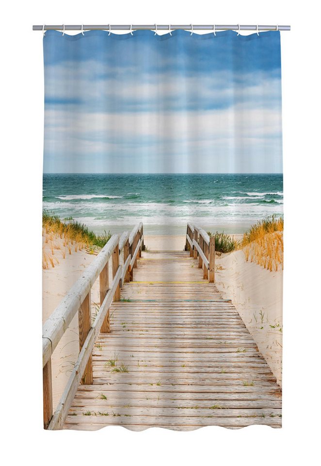 Ridder Duschvorhang Nordsee multicolor Breite 180 cm Ridder Duschvorhang Nordsee multicolor Breite 180 cm von Ridder