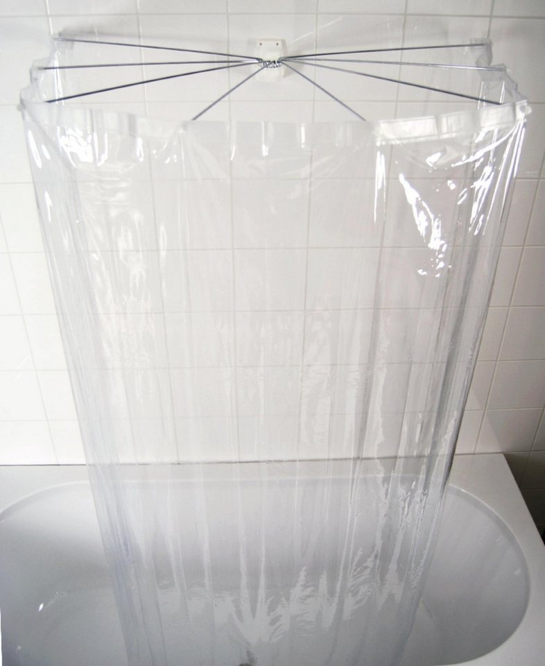 Ridder Duschvorhangstange Ombrella Brillant transparent, ABS (Acrylnitril-Butadien-Styrol), PA (Polyacryl), PP (Polypropylen), Inox, PE (Polyethylen) Ridder Duschvorhangstange Ombrella Brillant transparent, ABS (Acrylnitril-Butadien-Styrol), PA (Polyacryl), PP (Polypropylen), Inox, PE (Polyethylen) von Ridder