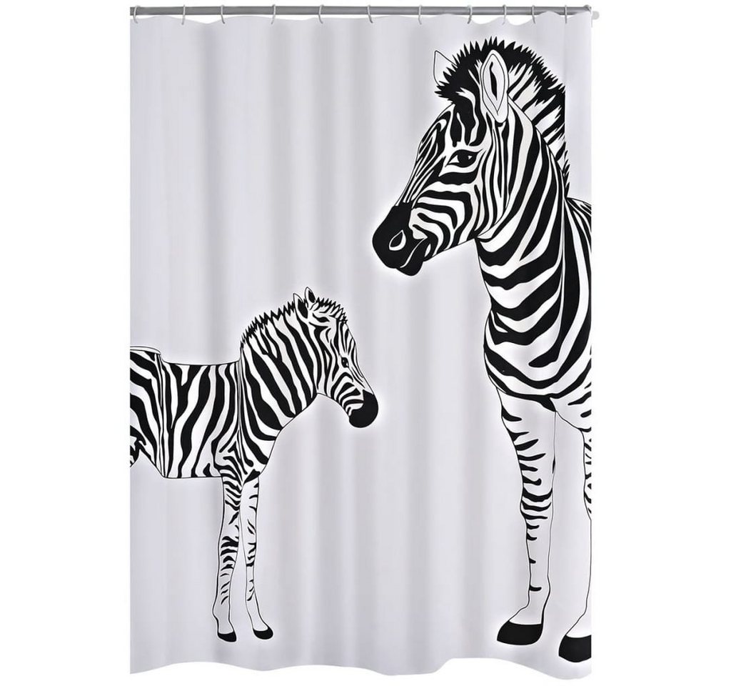 Ridder Duschvorhang Duschvorhang Zebra 180×200 cm Breite 180 cm von Ridder