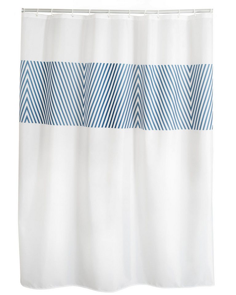 Ridder Duschvorhang Spike blau Breite 180 cm Ridder Duschvorhang Spike blau Breite 180 cm von Ridder