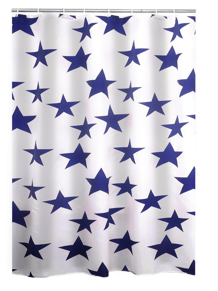Ridder Duschvorhang Star blau Breite 180 cm Ridder Duschvorhang Star blau Breite 180 cm von Ridder