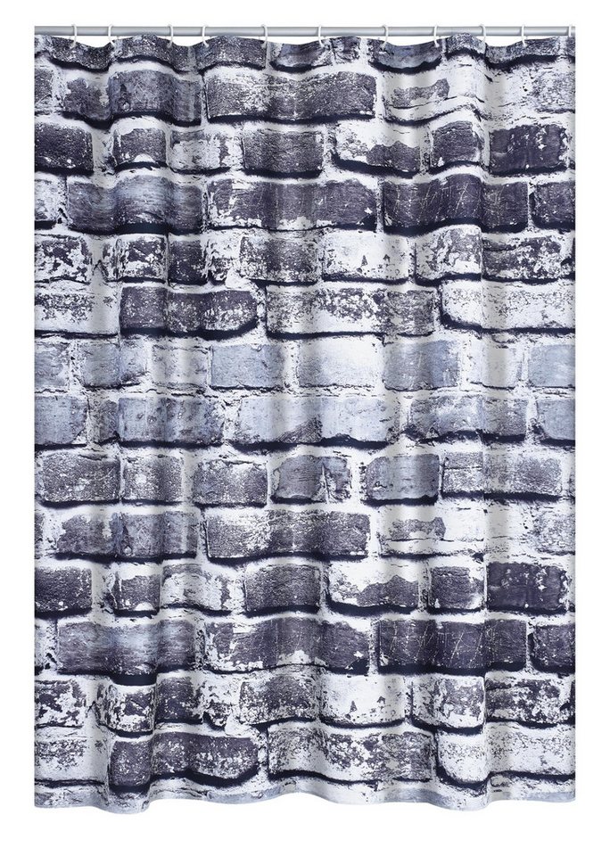 Ridder Duschvorhang Wall grau Breite 180 cm Ridder Duschvorhang Wall grau Breite 180 cm von Ridder