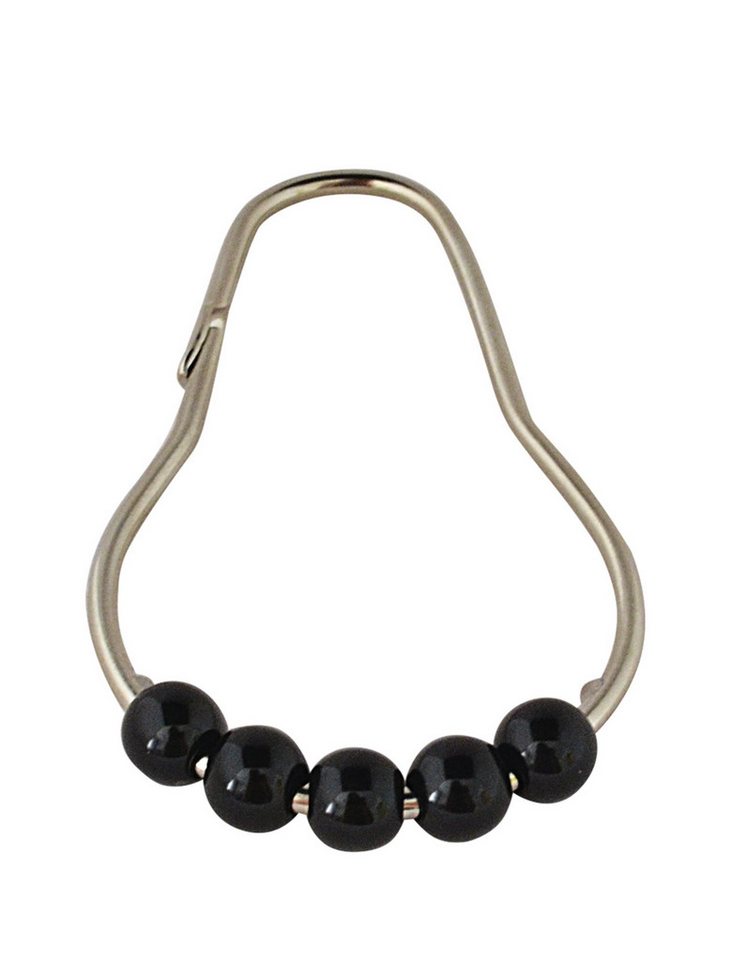 Ridder Duschvorhangringe Villach Chrom-schwarz Ridder Duschvorhangringe Villach Chrom-schwarz von Ridder