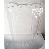 Ersatz-Folien-Duschvorhang für Ombrella, Brillant transparent von Ridder