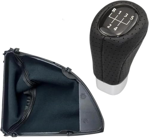 Riderai Auto-Schaltknauf Für BMW 1er E81 E82 E87 E88 2003–2013 Gamaschen-Boot-Abdeckungskragen(3) von Riderai