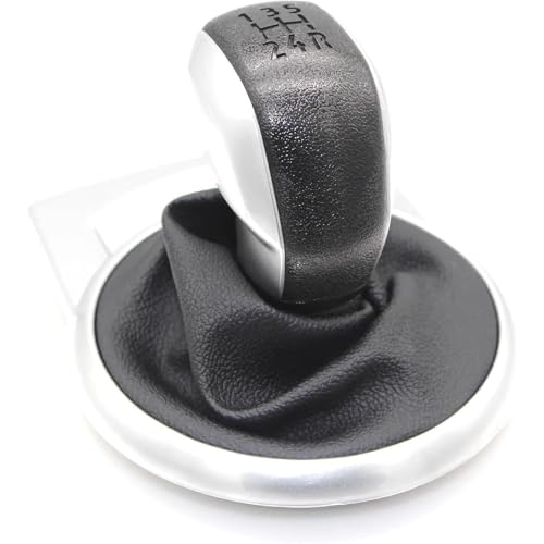 Riderai Auto-Schaltknauf Für C4 MK1 04-08 5 für Geschwindigkeit Manueller Schaltknauf Gamasche Hebel Boot Stick von Riderai