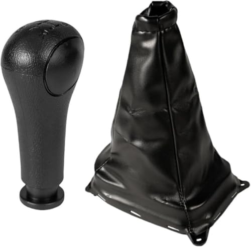 Riderai Auto-Schaltknauf Für Chery Für QQ 5 für Geschwindigkeit Schaltknauf Schalthebel Griff Kopf Gamasche(Case and Gear Knob) von Riderai