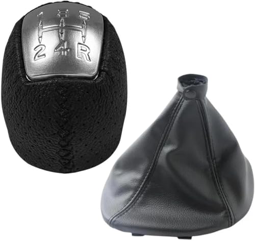Riderai Auto-Schaltknauf Für Iveco für Daily 2006–2017 Auto 5 für Geschwindigkeit Schalthebel Schaltknauf Leder Boot(5 speed Boot cover) von Riderai