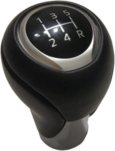 Riderai Auto-Schaltknauf Für Mazda 6 für 3 für Axela Cx-5 Cx-4 Auto Schaltknauf(5 Speed Black) von Riderai