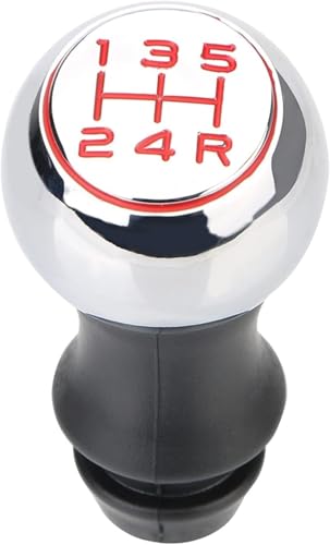 Riderai Auto-Schaltknauf Für Peugeot Hebel Shifter Griff Stick Auto MT Schaltknauf(Rot) von Riderai