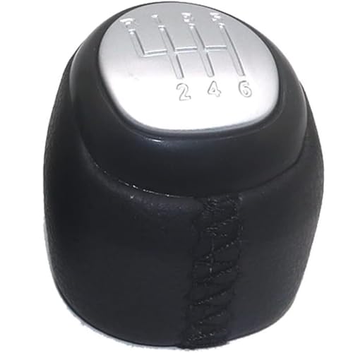 Riderai Auto-Schaltknauf Für Saab 9-3 2003-2012 Auto Shift Schaltknauf Bedeckt Leder von Riderai