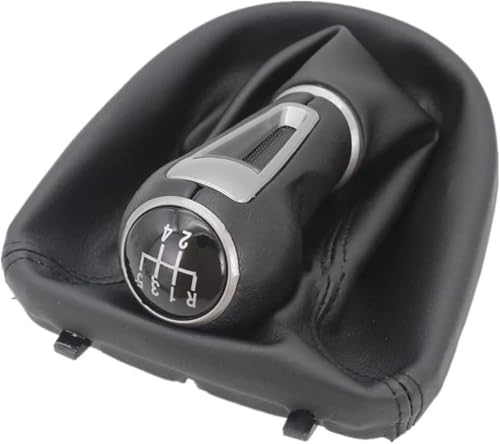 Riderai Auto-Schaltknauf Für Seat für Leon MK2 1P 5 für Geschwindigkeit Auto Schalthebel Schaltknauf für mit Ledermanschette von Riderai