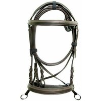 Leder Pferd Bit Ohne Trense Cross Over Mit Grip Reins Alle Größe von Ridex