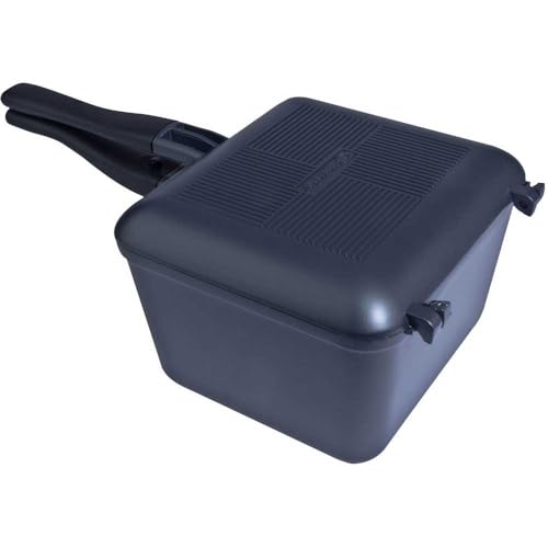 RidgeMonkey Bratpfanne & Topf zum Kochen beim Karpfenfischen Connect Multi Purpose Pan&Griddle Set von Ridgemonkey