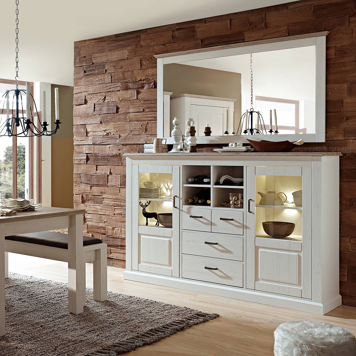 Highboard Curzu II von Ridgevalley