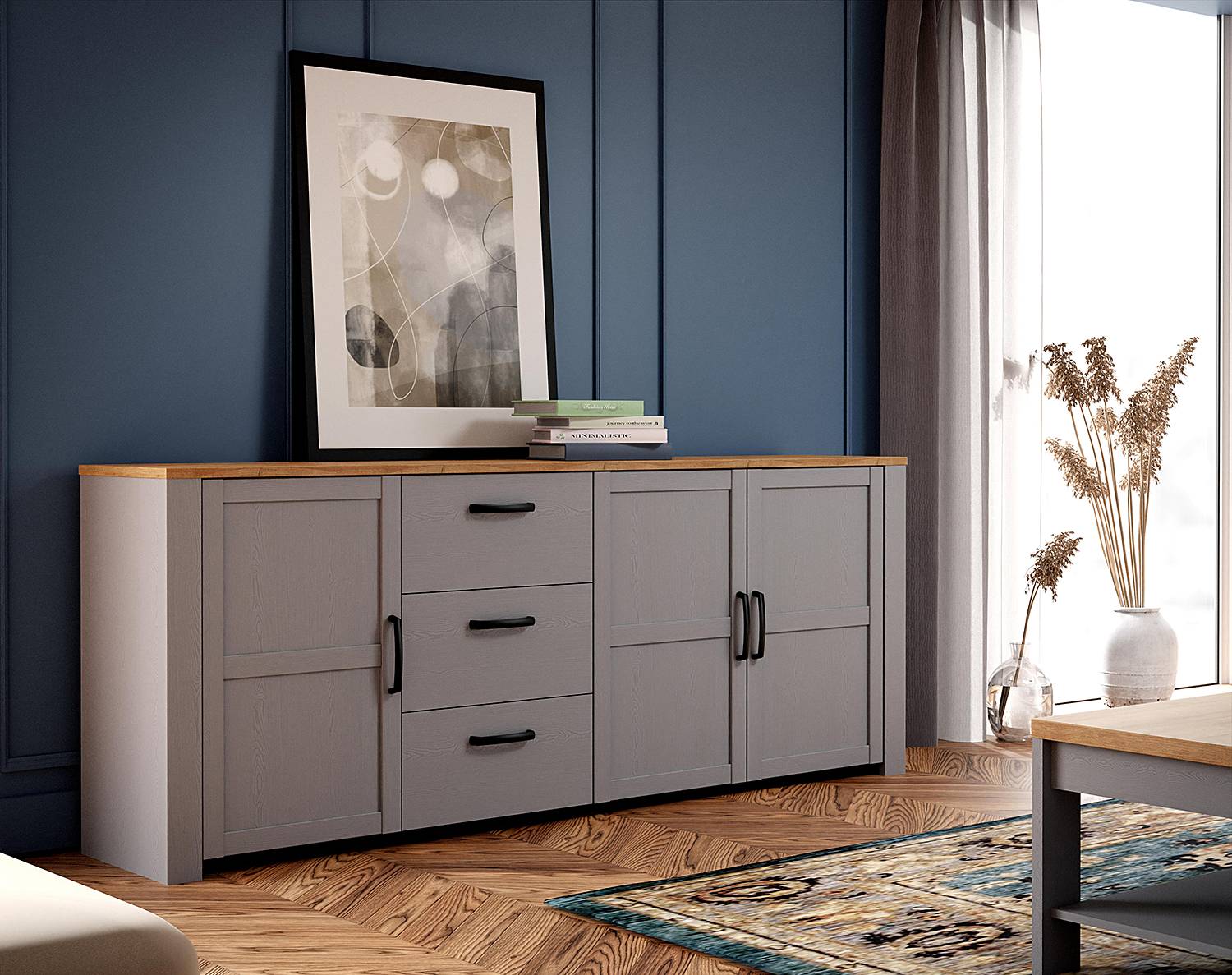 Sideboard Vassia 221 cm von Ridgevalley