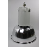 Industrie-Design, Fabriklampe, Hallenstrahler, Siemens 5Nj740 1-1E | Large Loft Lamp, Factory Hall Spotlight, 1-1E von RiedAntik