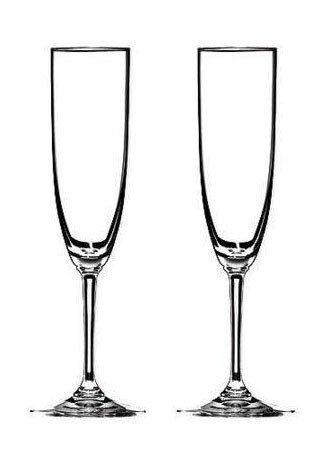 Riedel Champagner Glas 2er Set Vinum von Riedel