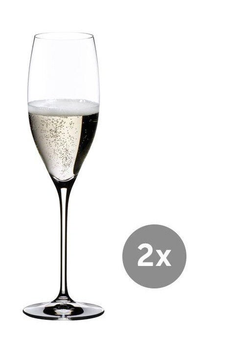 Cuvée Prestige Glas 2er-Set Vinum mit Moussierpunkt klar von Riedel