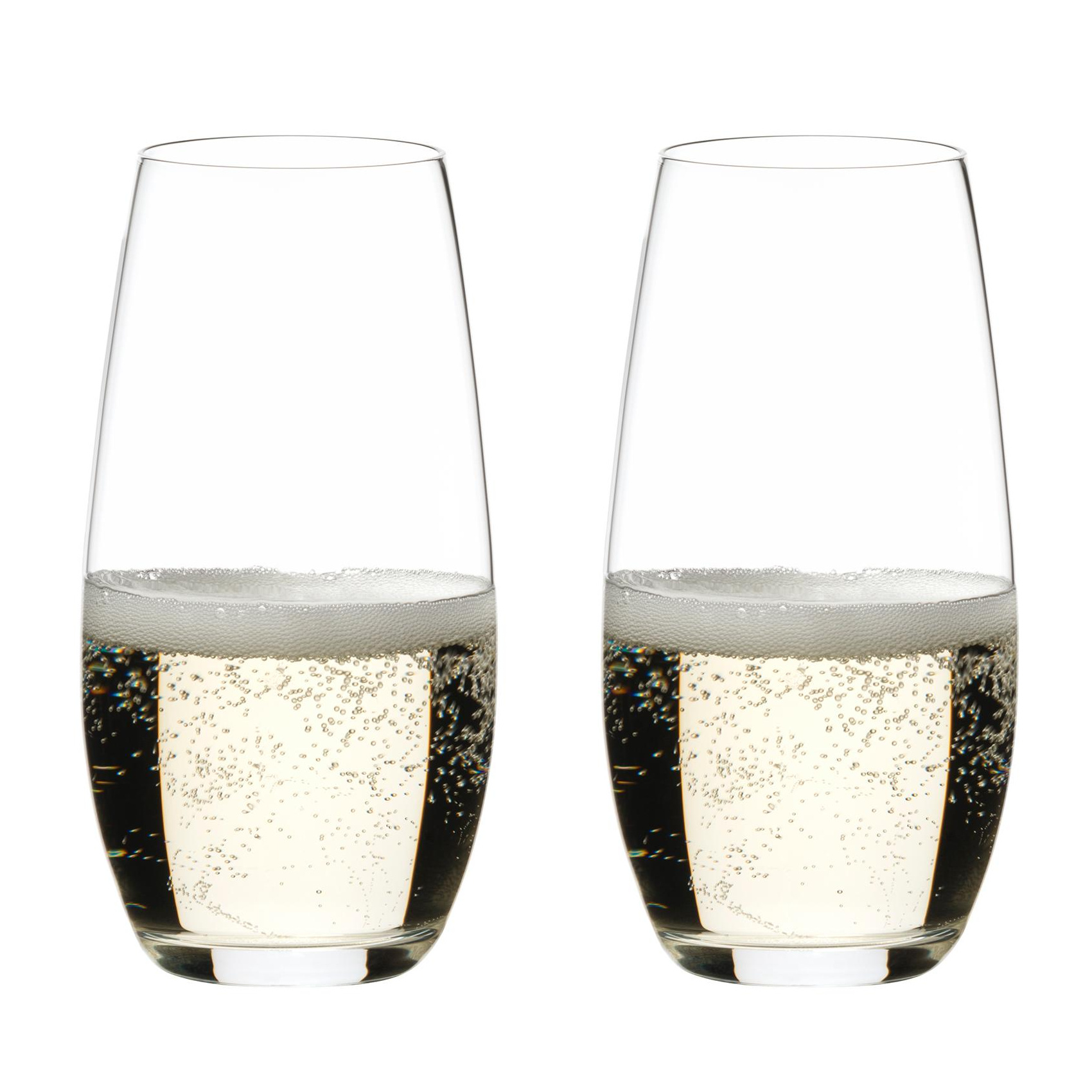 Riedel - O Wine Champagnerglas 2er Set - transparent/H 12,2cm, 264ml von Riedel