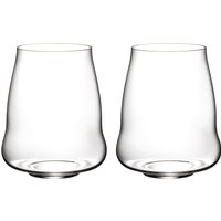 Riedel - SL Stemless Wings Pinot Noir Weinglas 620 ml, transparent (2er-Set) von Riedel