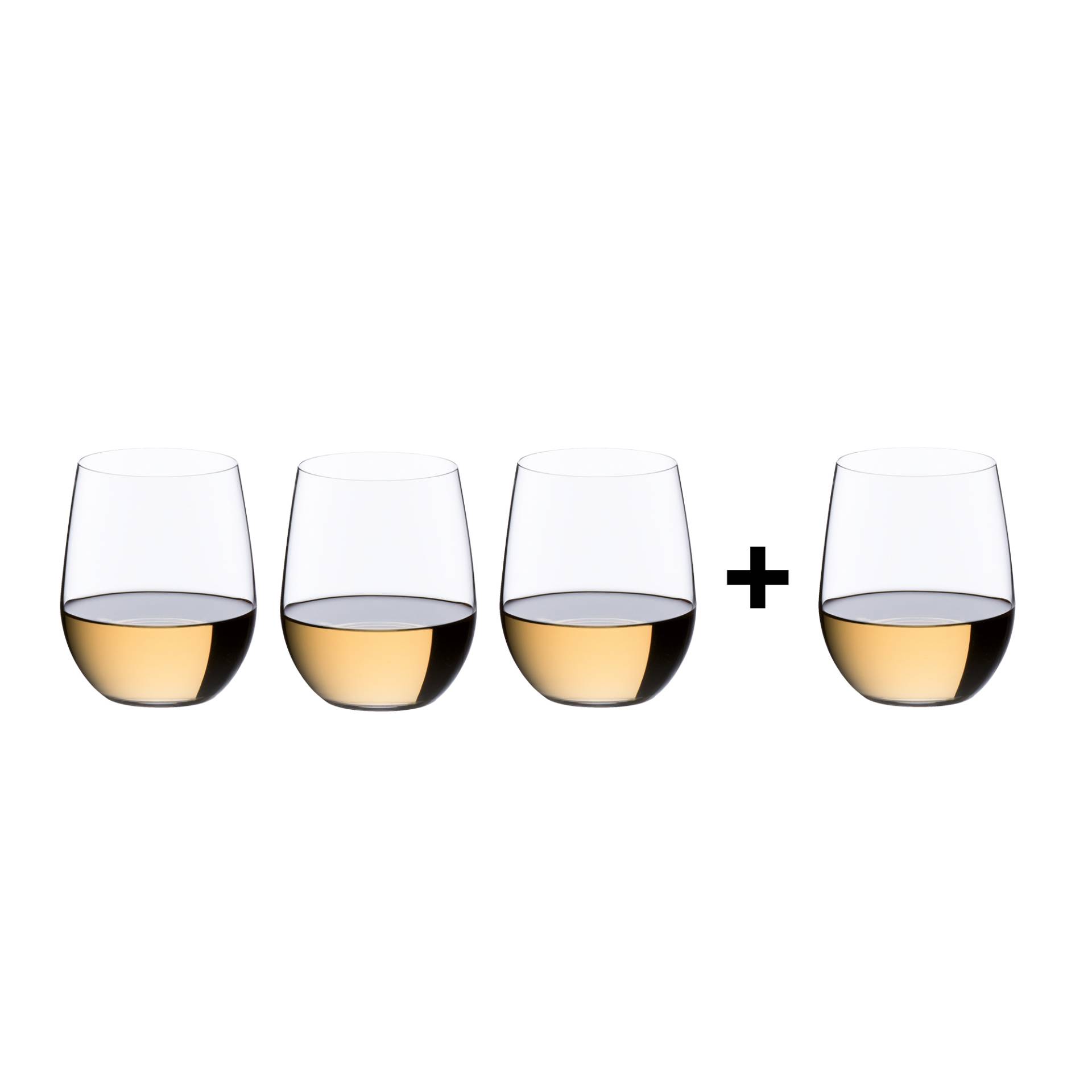 Riedel - O Wine Vigonier/Chardonnay Weinglas 3+1 gratis - transparent/H 9,6cm, 320ccm von Riedel