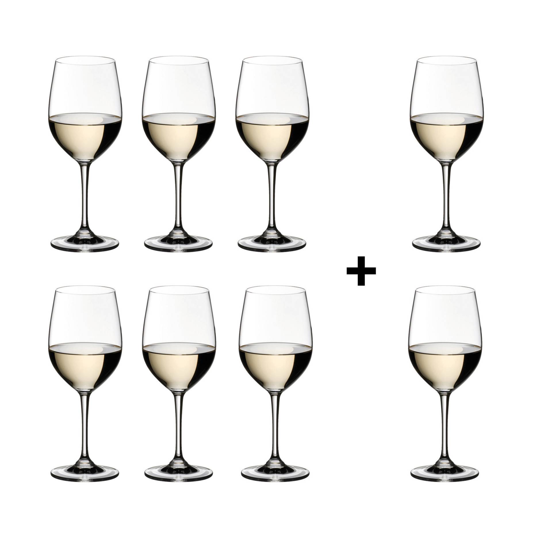 Riedel - Vinum Vigonier/Chardonnay Weinglas 6+2 gratis - transparent/H 19,8cm , 350ml/2 Gläser geschenkt von Riedel