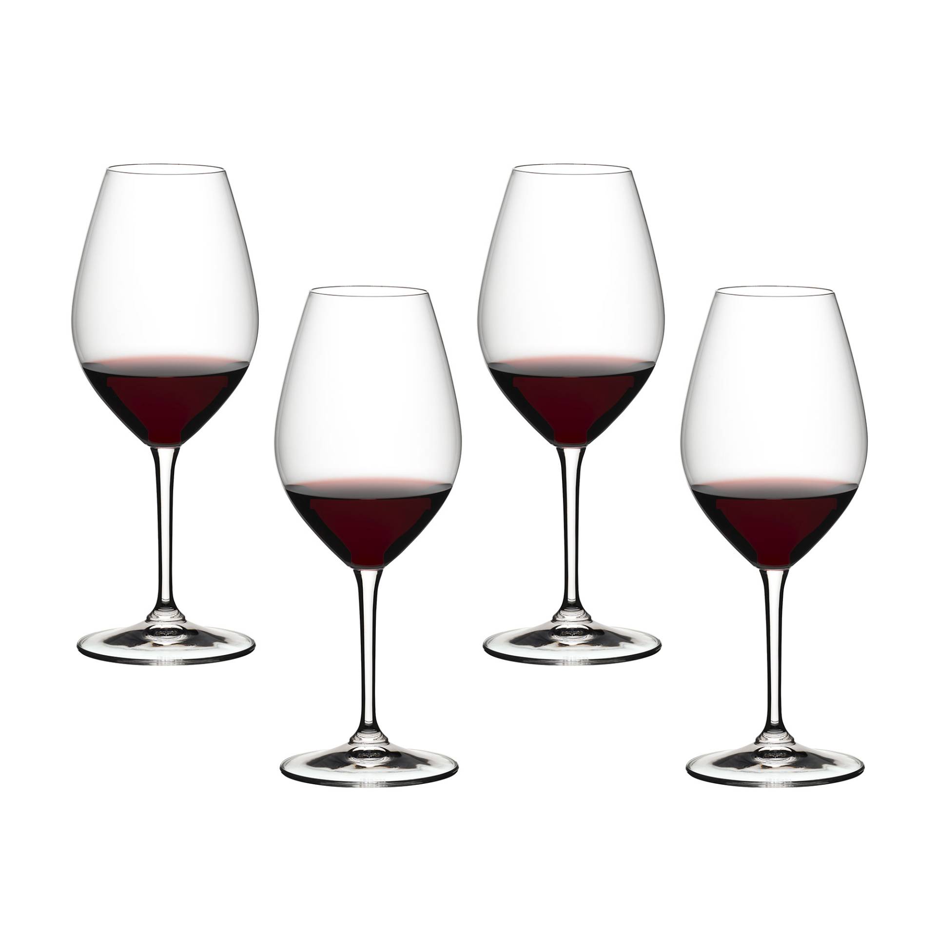 Riedel - Wine Friendly Rotweinglas 4er Set - transparent/HxØ 24,7x9,7cm/ 667ccm von Riedel