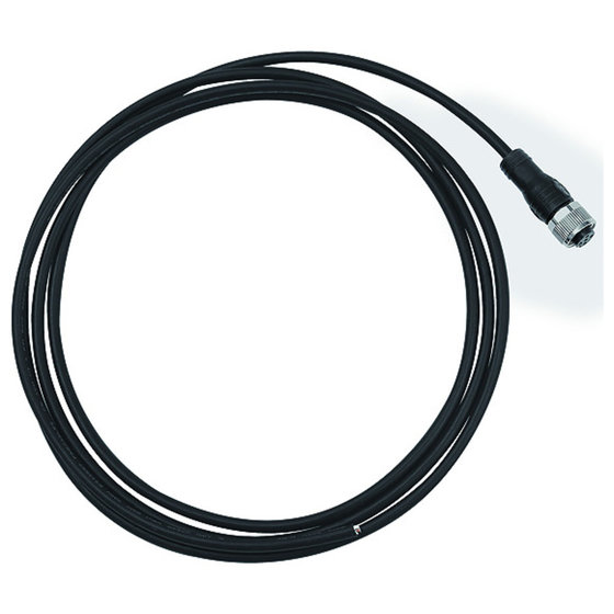 RIEGLER® - Anschlussstecker Winkelform, 4-polig, mit PUR-Kabel 5 m von Riegler