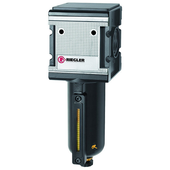 RIEGLER® - Filter »multifix«, Metallbehälter und Sichtrohr, 5 µm, BG 4, G 3/4", HA von Riegler