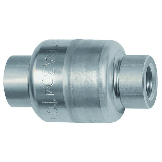 RIEGLER® - Rückschlagventil, leichte Bauweise, Edelstahl 1.4301, G 1/2", 0,03 bar von Riegler