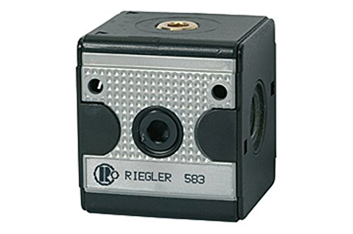 RIEGLER 100610-T 34 Verteiler »multifix«, breite Ausführung, BG 3, G 3/4, 4 Abgänge, 1Stk von Riegler