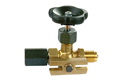 RIEGLER 102672-9185/M Manometer-Absperrventil, Zapfen - Spannmuffe, Messing, G 1/2, 1Stk von Riegler